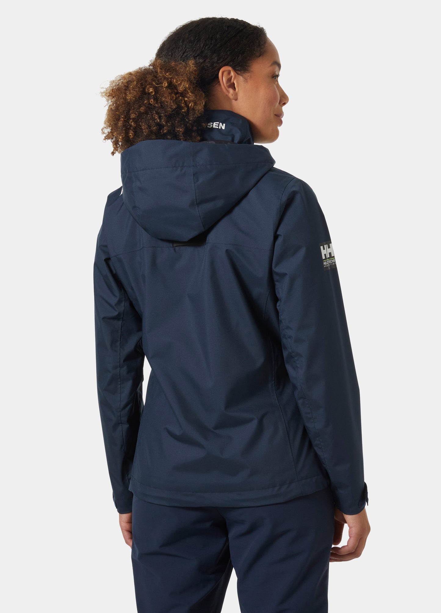 33891 WOMEN'S CREW HOODED MIDLAYER JACKET