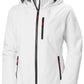 Helly Hansen Women's Crew Hooded Midlayer Jacket 2.0 White Waterproof Sailing Jacket