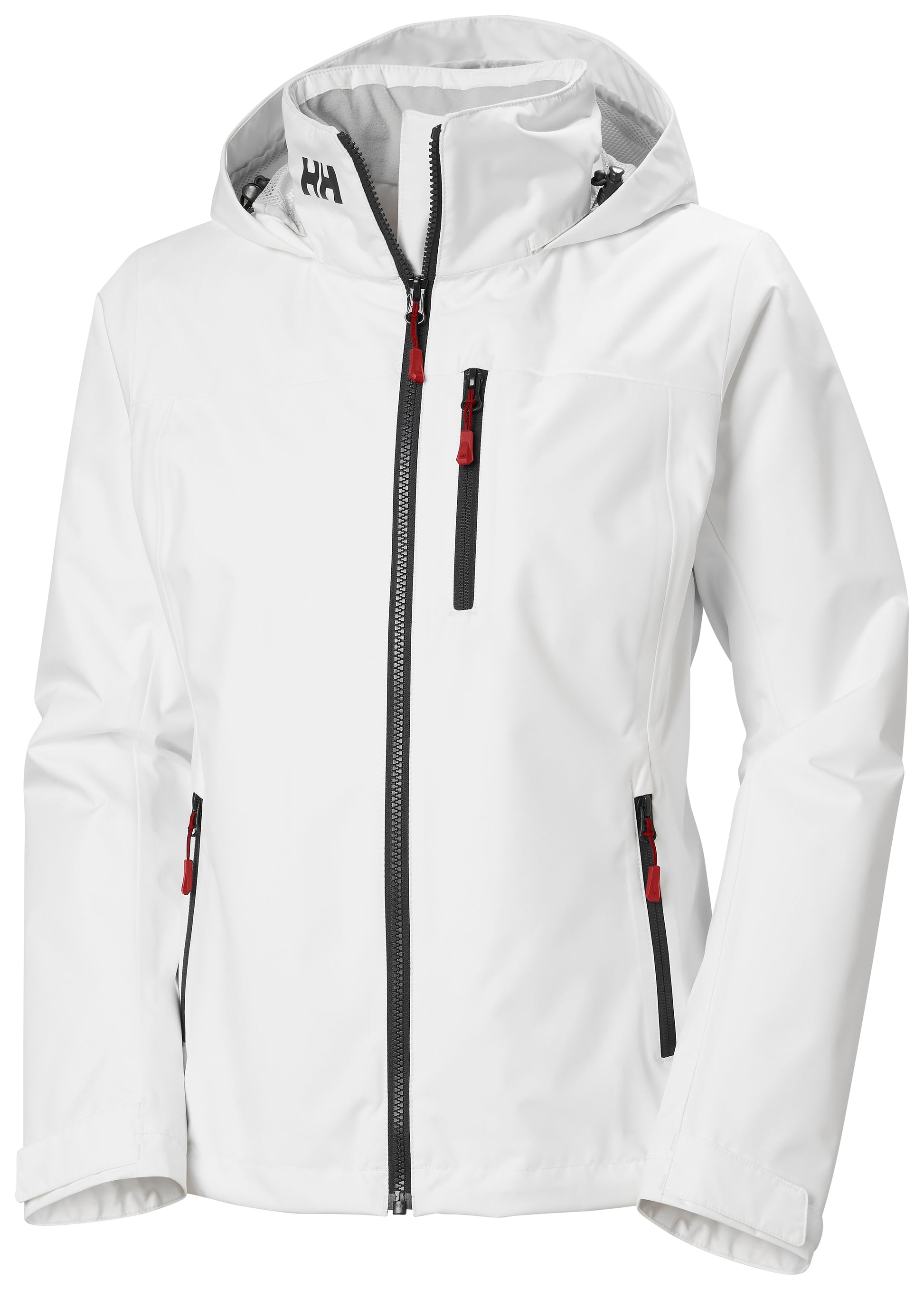 Helly Hansen Women's Crew Hooded Midlayer Jacket 2.0 White Waterproof Sailing Jacket