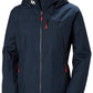 Helly Hansen Women's Crew Hooded Midlayer Jacket 2.0 Navy Waterproof Sailing Jacket