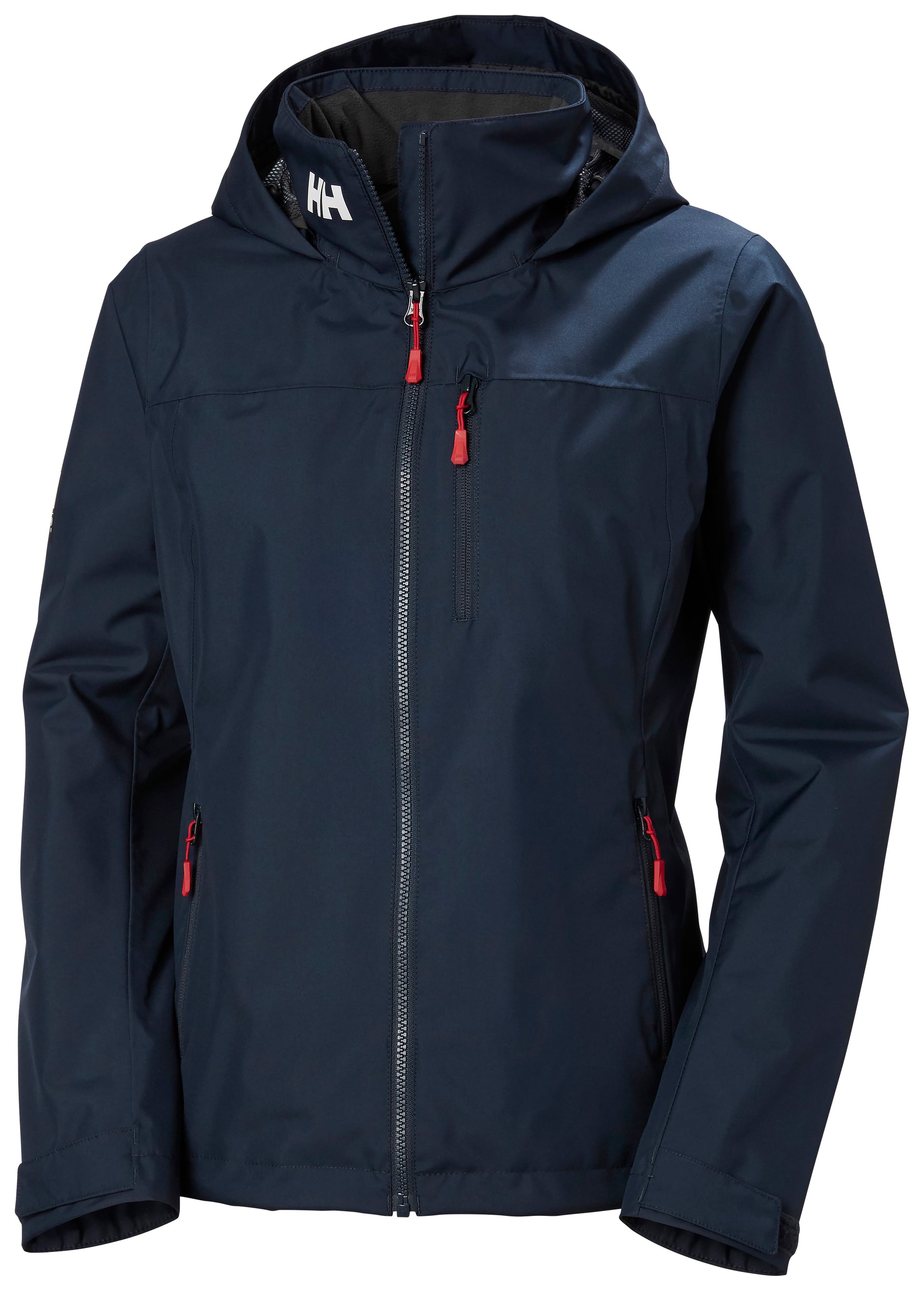 Helly Hansen Women's Crew Hooded Midlayer Jacket 2.0 Navy Waterproof Sailing Jacket