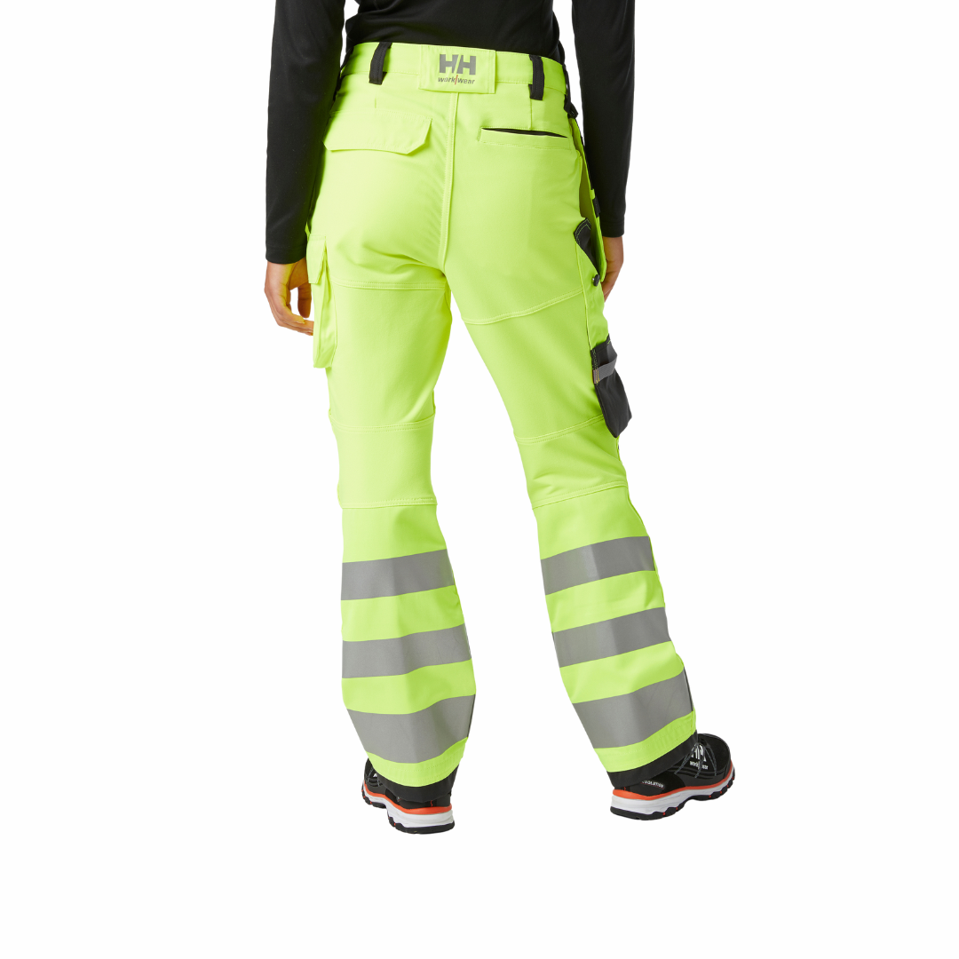 77498 WOMENS LUNA HI VIS CONSTRUCTION TROUSERS CLASS 2