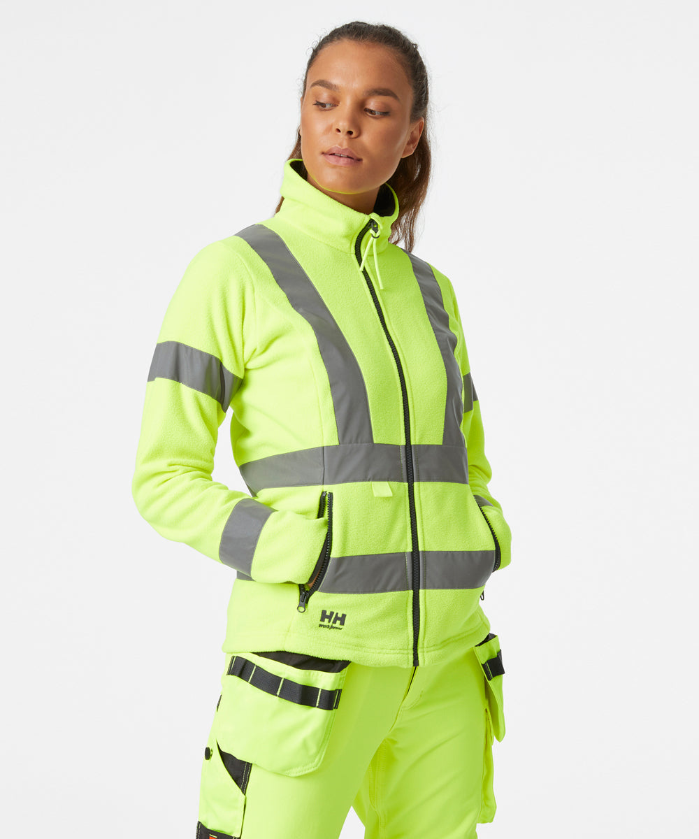 Helly Hansen 72174 W Luna Hi Vis Fleece Jacket Active Workwear