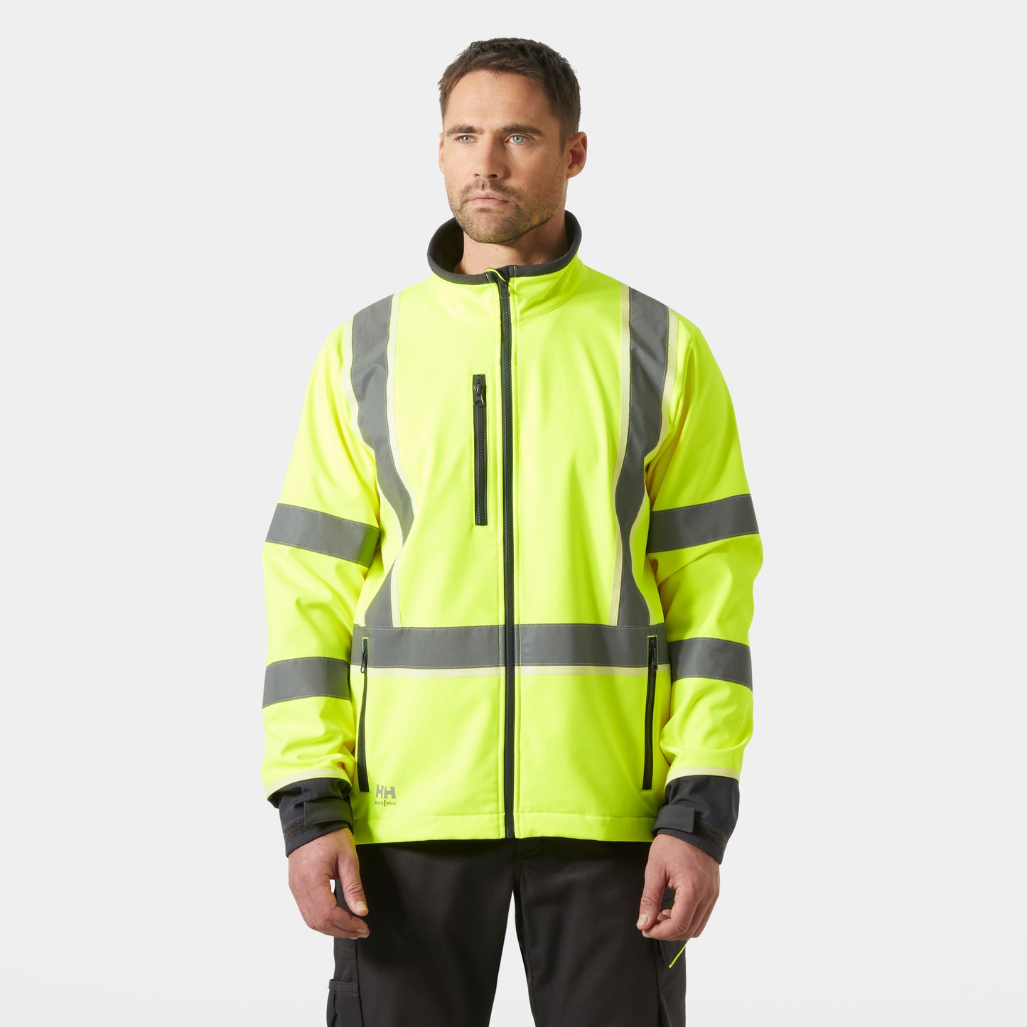 74055 UC-ME HI VIS SOFTSHELL JACKET