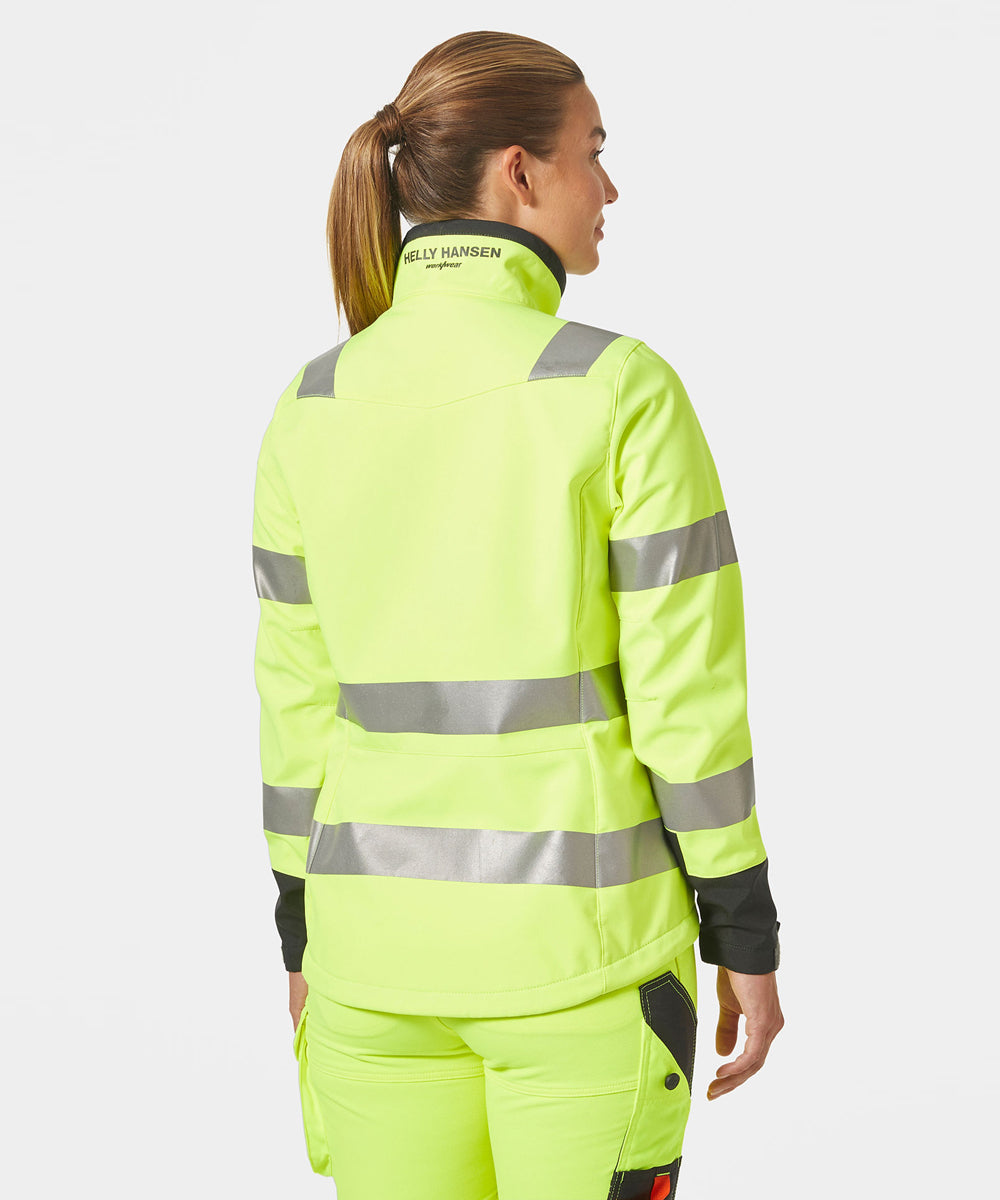 Helly Hansen 74098 W Luna Hi Vis Softs Jacket Active Workwear