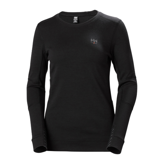 75209 WOMENS LIFA BASE LAYER MERINO CREWNECK