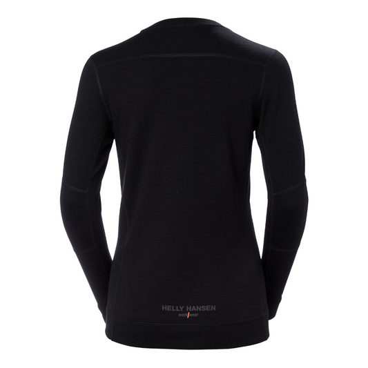 75209 WOMENS LIFA BASE LAYER MERINO CREWNECK